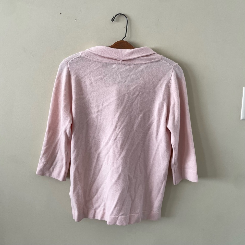 Boden light pink Ellie Jumper 3/4 sleeve sweater - Picture 8 of 11